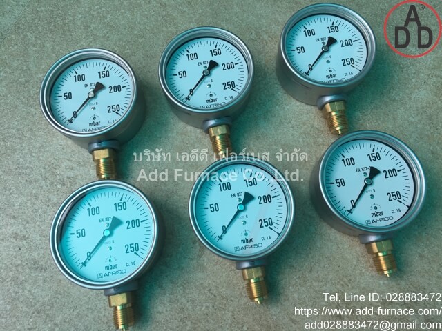 Afriso Pressure Gauge 0~250mbar (3)